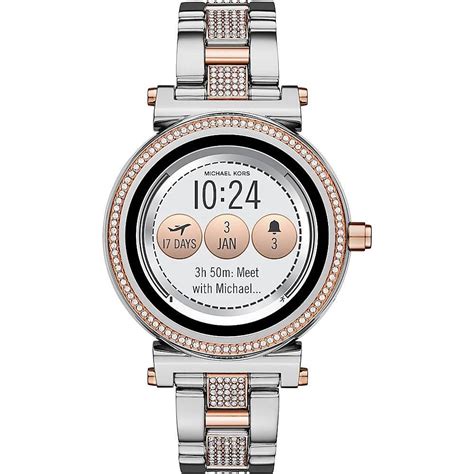 michael kors access womens smartwatch sofie two-tone stainless steel mkt5040|Michael Kors .